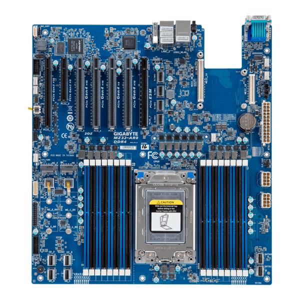 Gigabyte MZ32-AR0 Socket SP3 E-ATX motherboard (EBB) workstation EPYC 7000 - 9MZ32AR0NR-00