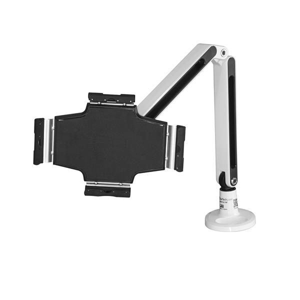 Desk-Mount Tablet Arm - Articulating Tablet Mount - For 9 to 11 Tablets - iPad or Android Tablet Holder - Lockable - Steel Tablet Mounting Kit - ARMTBLTIW