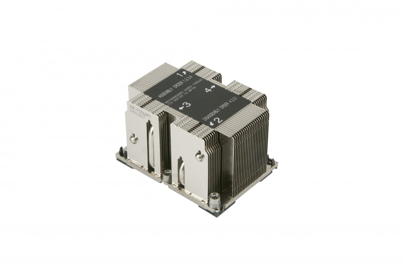 Refroidisseur de processeur Supermicro - (Socket P) - 2U (SNK-P0068PS)