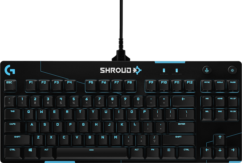 Logitech Pro X - Keyboard - backlit