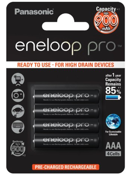 Panasonic eneloop pro BK-4HCDE/4BE