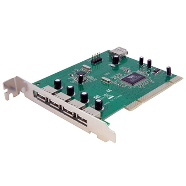 Carte d'interface PCI StarTech 7 ports USB2.0 PCIUSB7