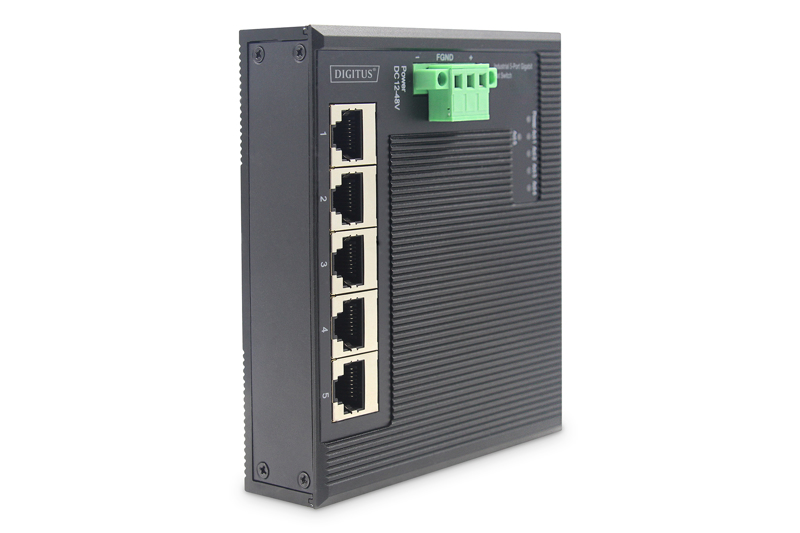 DIGITUS 5-ports industriell switch - DN-651126