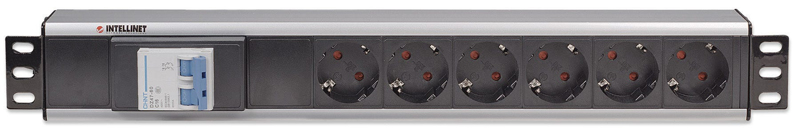 Multiprise 6 voies pour montage en rack 1,5 U