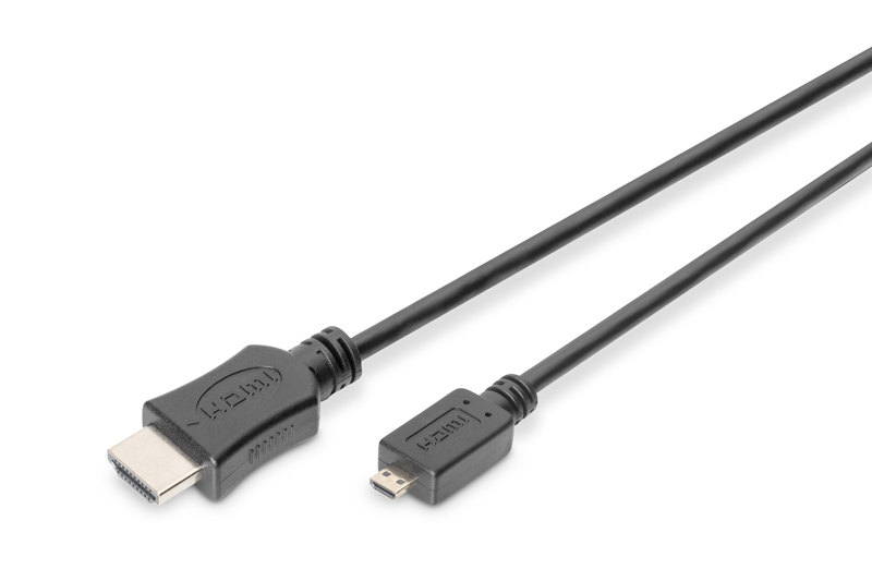 DIGITUS HDMI Micro to A Cable 1m - AK-330109-010-S