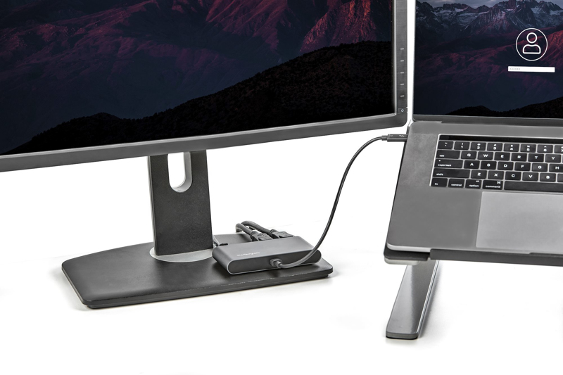 StarTech Thunderbolt 3 Mini dokkingstasjon med dobbel skjerm TB3DKM2DPL - TB3DKM2DPL