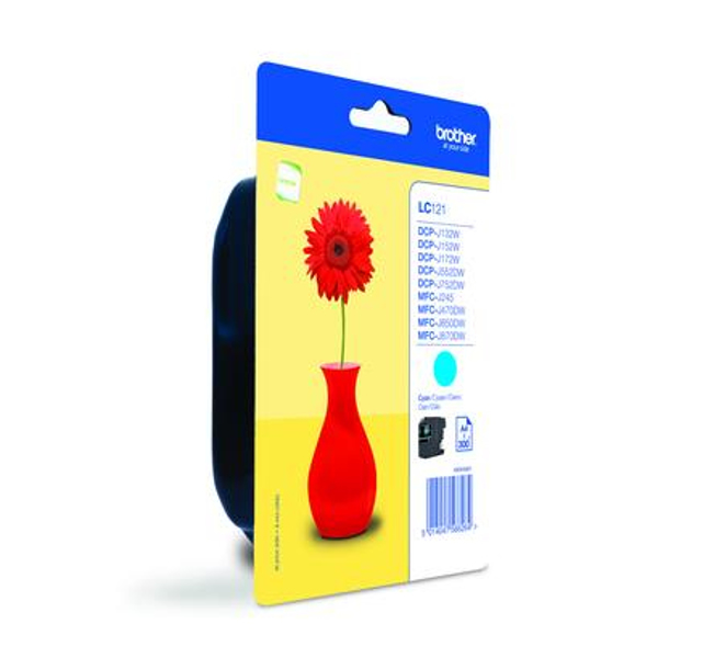 Brother LC121C - Cyan - original - LC121CBP