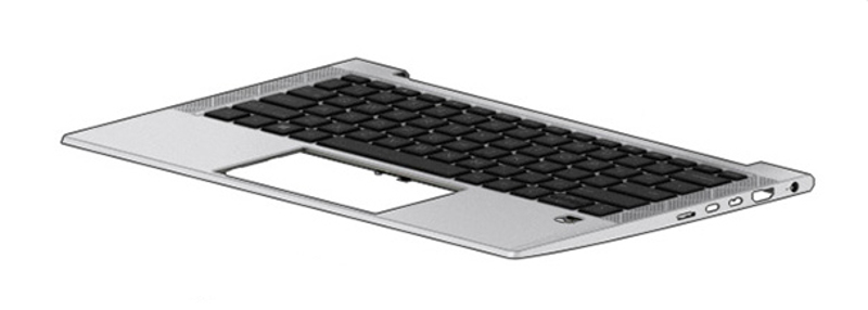 Clavier rétroéclairé GR pour HP 830 G7/G8