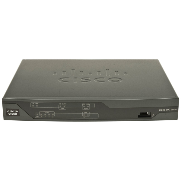Cisco 888 - Ethernet WAN - Fast Ethernet - Noir