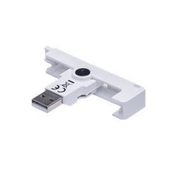 FUJITSU USB SCR3500 WHITE Externer USB SmartCard Leser faltbar. Farbe weis liest und beschreibt alle SmartCards nach ISO 7816 1-4 C