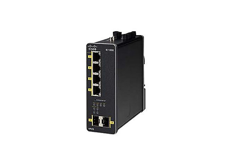 Cisco IE 1000-4P2S-LM Managed Gigabit PoE Switch - IE-1000-4P2S-LM