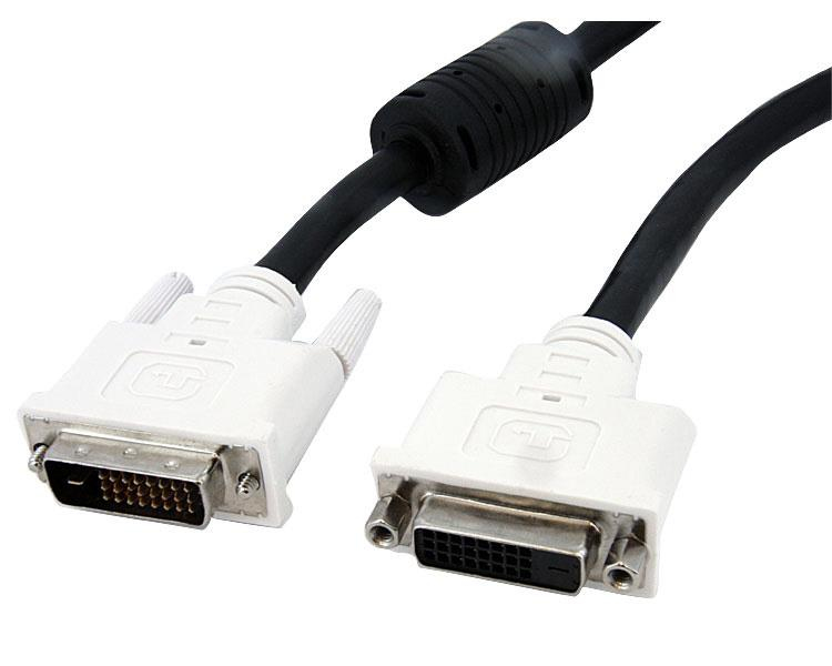 StarTech.com DVI-D Dual Link Monitor-Verlängerungskabel - St/Bu - DVI-Verlängerungskabel - Dual Link - DVI-D (M) - DVI-D (W) - 2,0m - Schwarz (DVIDDMF2M) - DVIDDMF2M