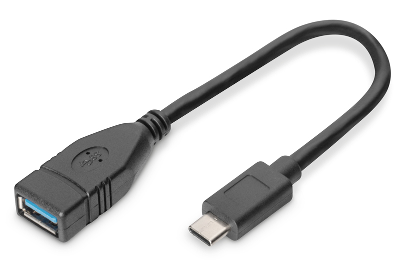 DIGITUS USB-C OTG Adapter Cable 0.15m - AK-300315-001-S
