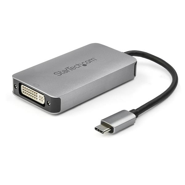 StarTech USB 3.1 Type-C to Dual Link DVI-I Adapter - Digital Only - 2560 x 1600 - Active USB-C to DVI Video Adapter Converter (CDP2DVIDP) - Video adapter - USB-C to DVI-I - 15.2 cm - CDP2DVIDP