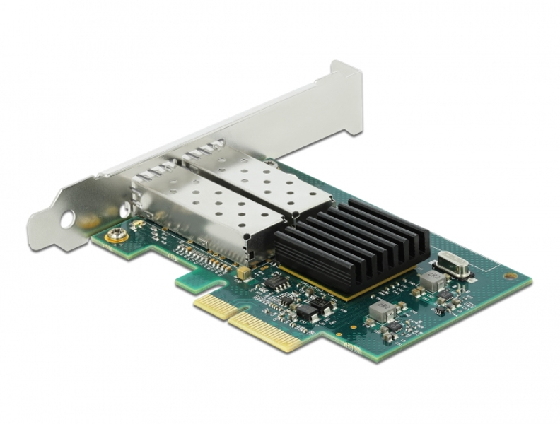 Delock PCIe x4 card to 2 x SFP slot Gigabit LAN - 90480