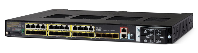 Industrial Ethernet 4010 Switch 100MbE LAN Base 16-Port L3 managed IE-4010-16S12P
