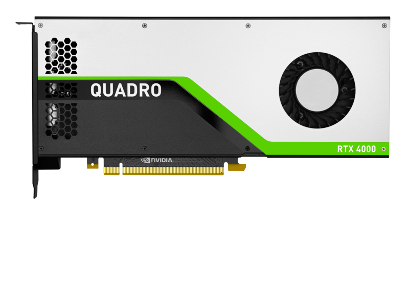 HPE NVIDIA Quadro RTX4000 8Gb GDDR6 PCIe x16 3.0