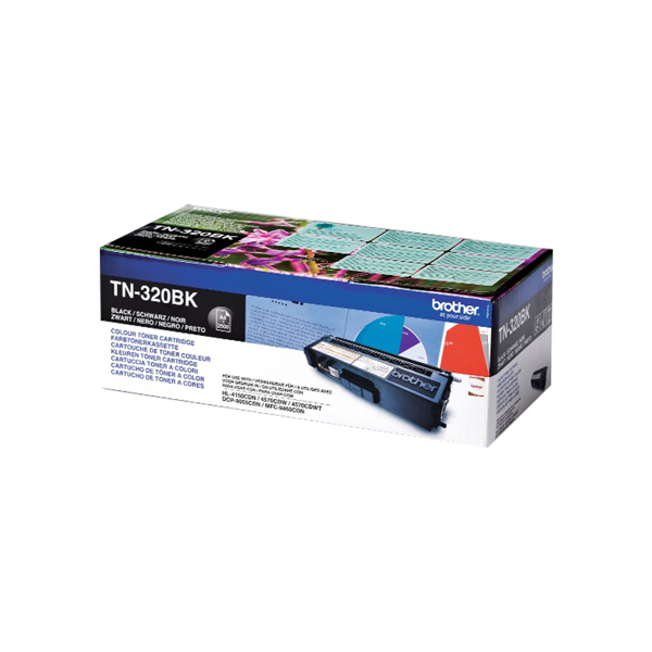 Brother TN320BK - Noir - original