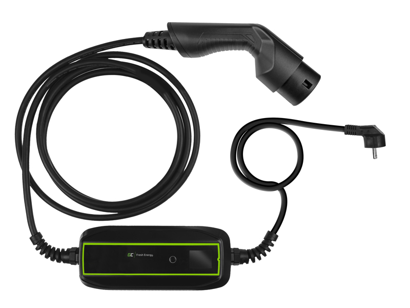 Câble d'alimentation pour véhicule électrique Green Cell EV16 GC 3,6 kW