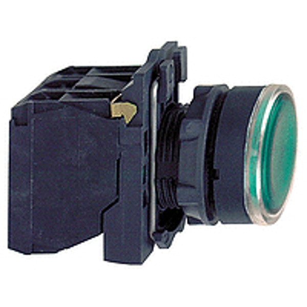 APC Upplyst tryckknapp XB5AW33B5 24V AC/DC Vert