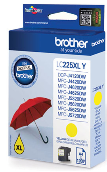 Brother LC225XLY - Jaune - original