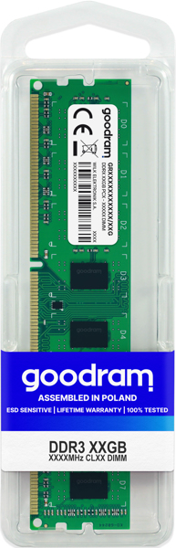 Goodram Memory module RAM DDR3 4GB PC1600 - GR1600D3V64L11S/4G