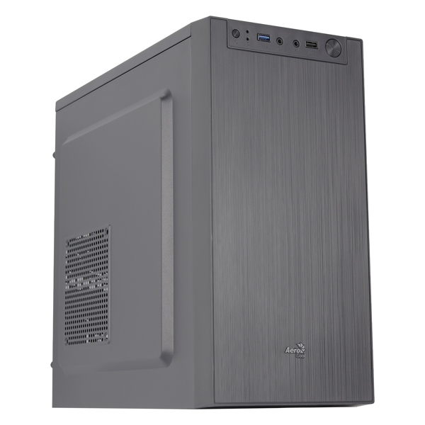 AeroCool CS-108 S-BK-v1 ATX chassis, black, simple design - ACCS-PC16014.11