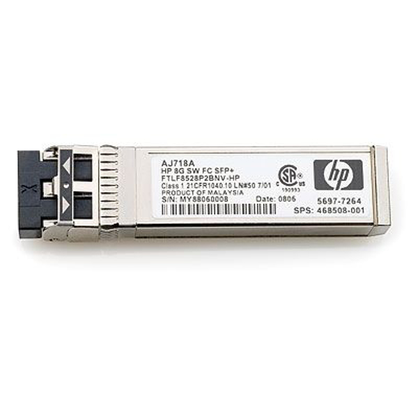 Émetteur-récepteur logiciel HPE SFP Mini-GBIC 8 Gb Fibre Channel