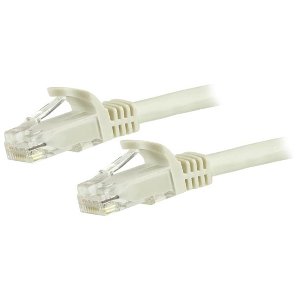 Câble patch anti-accroc StarTech CAT6 blanc de 1,5 m