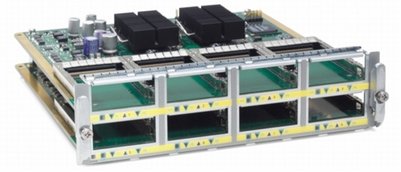 WS-X4908-10GE Cisco Catalyst 4900M 8 port 10GE half card with X2 interfaces - WS-X4908-10GE=