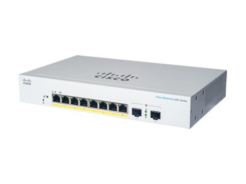 Cisco CBS220 SMART 8-PORT GE POE EXT - Switch - CBS220-8P-E-2G-EU