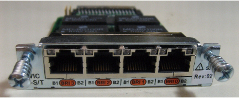 Cisco haut débit RNIS BRI S/T à 4 ports