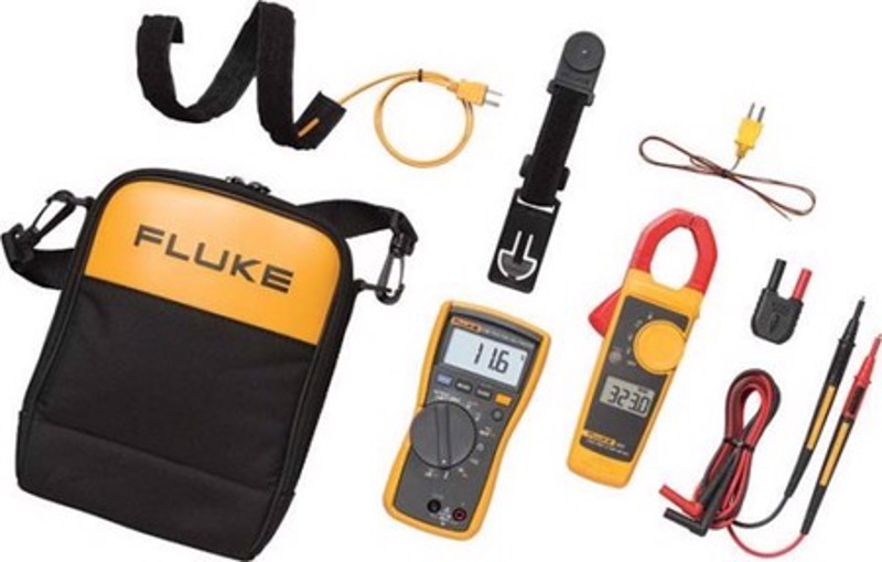 116/323 - Kit complet pour multimètre 116 avec pince multiprise Fluke 323