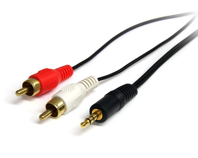 StarTech MU3MMRCA Audio Cable 3.5mm RCA - MU3MMRCA