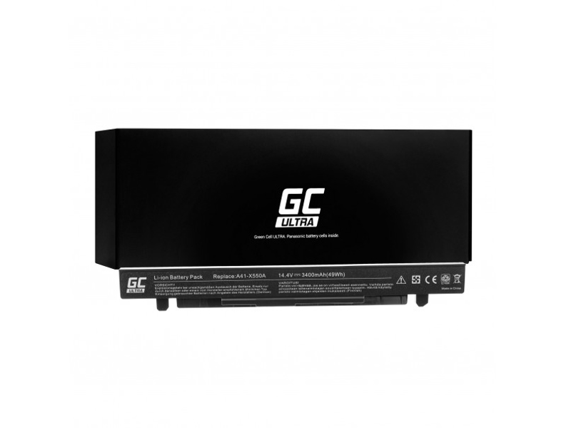 Green Cell ULTRA-batteri för Asus A450 A550 R510 X550 14,4V 3400mAh - AS58ULTRA