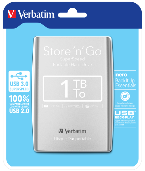 Verbatim Store 'n' Go Portable - 1TB - 53071