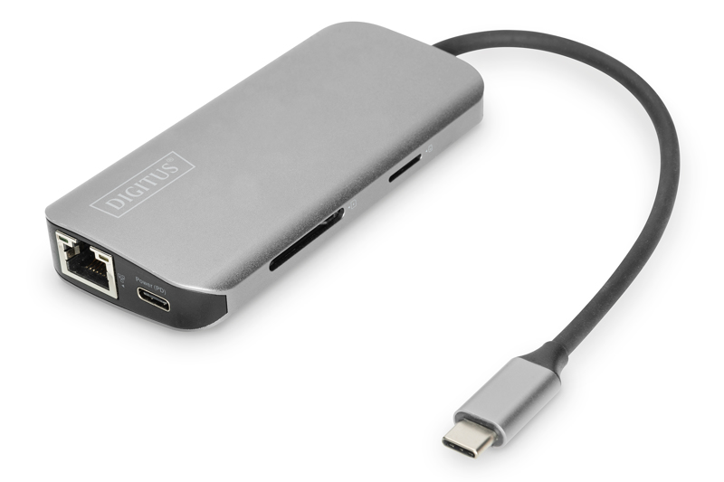 DIGITUS DA-70884 8-Port USB-C Dock
