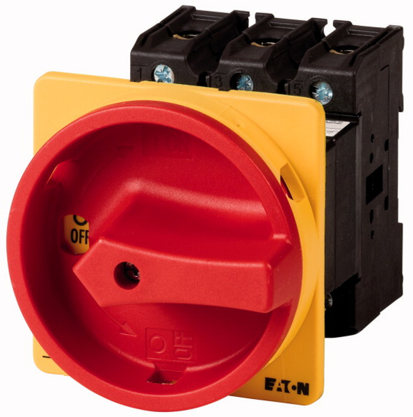 Interrupteur principal EATON 048218 P3-63/V/SVB 63A avec fonction d'arrêt d'urgence