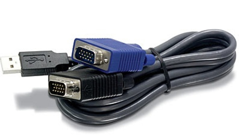 TRENDnet 2.8m USB/VGA KVM - 2.8 m - TK-CU10
