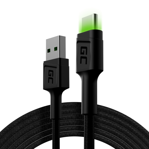 Green Cell KABGC13 - 2 m - USB A - USB C - USB 2.0 - KABGC13