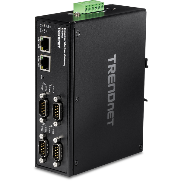 TRENDnet TI-M42 Modbus Gateway 4-Port Industrial - TI-M42