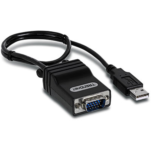 TRENDnet TK-CAT5U - Rj-45/VGA - USB - Noir