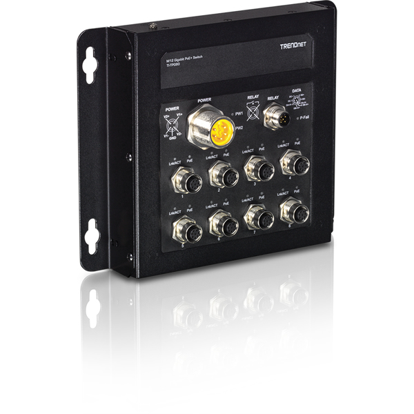 TRENDnet TI-TPG80 - Managed Railway Switch - TI-TPG80