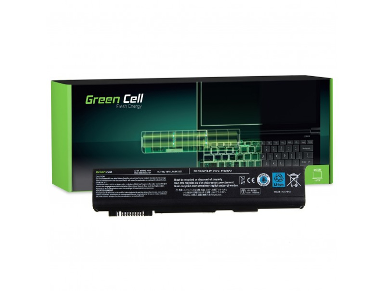 GREEN CELL battery for Toshiba DynaBook Satellite L35 Tecra M11 / 11.1V 4400mAh - TS12