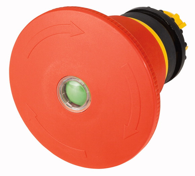 EATON Emergency stop/off button, turn-to-release M22-PVT60P-MPI 121465 - 121465