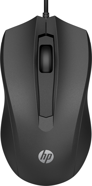 Souris optique filaire USB ambidextre HP 100 à 3 boutons