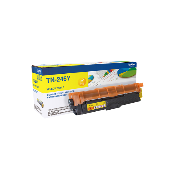 Brother TN246Y - Jaune - original