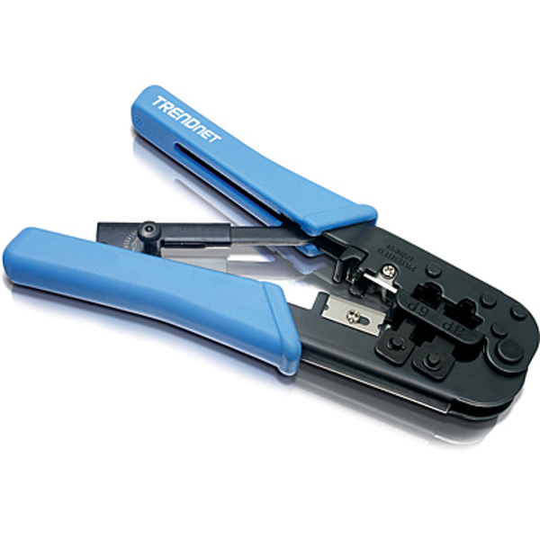 TRENDnet TC-CT68 Outil de sertissage RJ-11/RJ-45 Outil de sertissage/coupe/dénudage