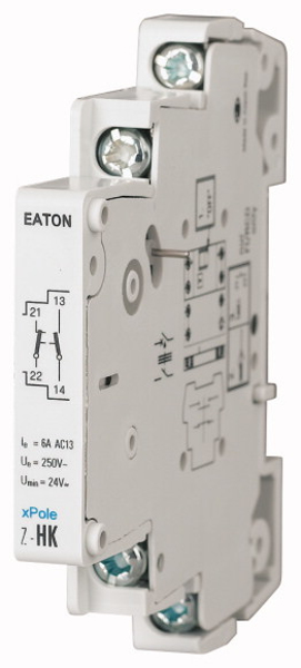 Interrupteur auxiliaire Eaton 248432 Z-HK pour FI 1NO 1NC