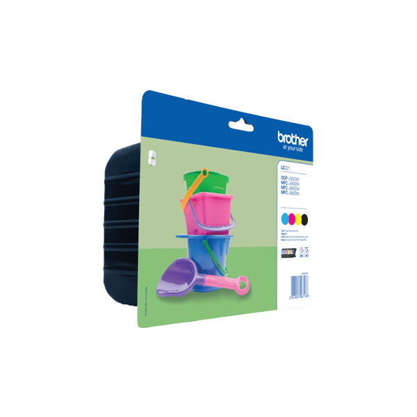 Pack économique Brother LC221 - paquet de 4